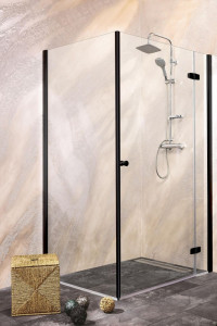 Usa de dus batanta Sanotechnik Nova Black 110 cm, dreapta - Img 11
