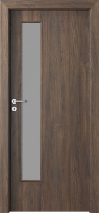 Usa interior Porta DECOR L Portasynchro 3D, Stejar Rosu
