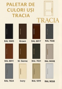 Usa metalica Traiana dubla 2 canate + accesorii - Img 2