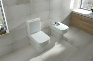 Vas wc pe pardoseala Gala Mid BTW alb lucios - Img 2