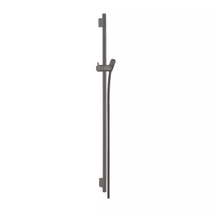Bara cu furtun de dus Hansgrohe Unica S Puro 65 cm negru - crom periat - Img 2