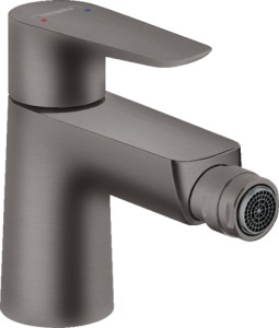 Baterie bideu Hansgrohe Talis E cu ventil Pop-Up negru - crom periat - Img 2