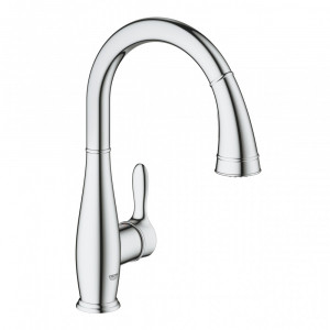 Baterie bucatarie Grohe Parkfield dus extractabil, crom - Img 1