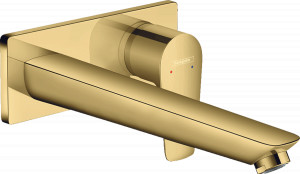 Baterie incastrata lavoar Hansgrohe Talis E, aurriu lucios