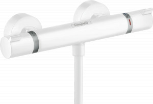 Baterie termostatica dus Hansgrohe Ecostat Comfort, alb mat