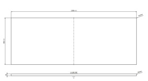 Blat pentru mobilier Cersanit Tirso Casmir, 120 cm, bej mat - Img 2