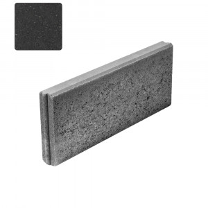 Bordura Petra Pavaje dreapta 50x5x20 cm, negru