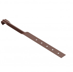 Brida jgheab pentru sistem pluvial Bilka, metalic, D 150 mm, maro ciocolatiu (RAL 8017), mat