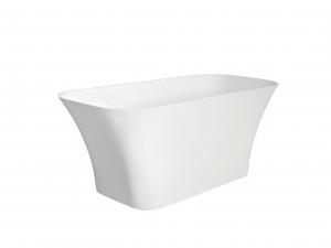 Cada freestanding compozit Besco Assos alba 160x70 cm - Img 4