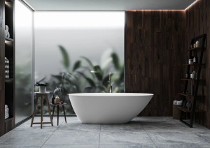 Cada freestanding Miraggio Melbourne compozit 168.5x76 cm alb lucios