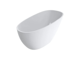 Cada freestanding Miraggio Valeria compozit 140x74 cm alb lucios - Img 5