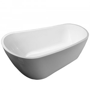 Cada freestanding ovala 9008, acril, 150x74 cm