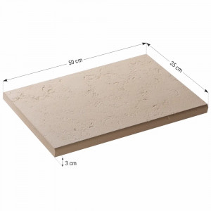 Capac interval gard Star Stone Roma Clasic, 50x35x3 cm, smoke - Img 3