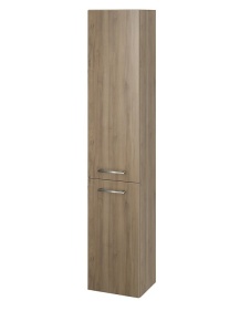 Dulap coloana Cersanit Lara, 2 usi, nuc, 150 x 30 x 25 cm