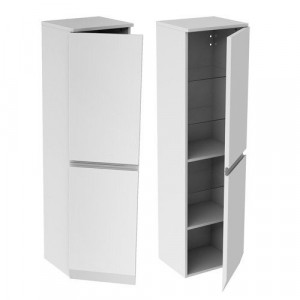Dulap coloana Oristo Horyzont cu usi, 150x40.2x34.8 cm, alb