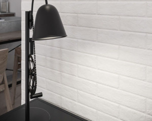 Elevatie Klinker Paradyz Scandiano bianco 6.6x24.5 cm - Img 3