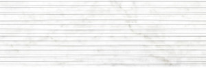 Faianta Kai Bianco Lines 25.5x75.5 cm, white - Img 2