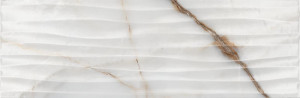 Faianta Kai Goldie Onda 24.4x74.4 cm, white - Img 2