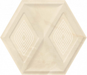 Faianta Paradyz Illusion Heksagon STR 19.8X17.1 cm, beige - Img 5