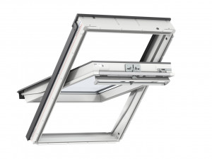 Fereastra mansarda Velux Premium GGU 0068 MK06, deschidere de sus, 78x118 cm