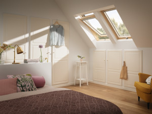 Fereastra mansarda Velux Standard GZL 1051 CK04, deschidere de sus, 55x98 cm - Img 6