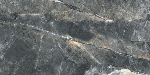 Gresie Vezuv full lappato 60x120 cm, antrachite - Img 3