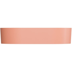 Lavoar compozit cu montare pe blat, Foglia Evo 60x40 cm, roz somon mat - Img 3