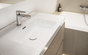 Lavoar mobilier Cersanit Crea 50x40 cm, alb - Img 3