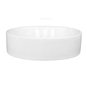 Lavoar pe blat Fluminia Havana, rotund, 40x40x12 cm, alb - Img 2