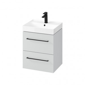 Mobilier suspendat Cersanit Larga pentru lavoar 50x38 cm, gri