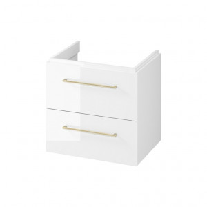 Mobilier suspendat Cersanit Larga pentru lavoar 60 cm, alb - Img 5