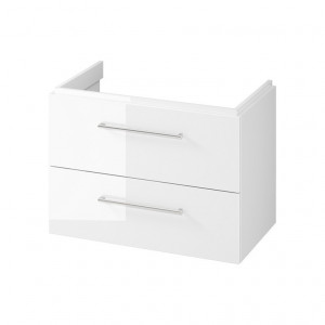 Mobilier suspendat Cersanit Larga pentru lavoar 80 cm, alb
