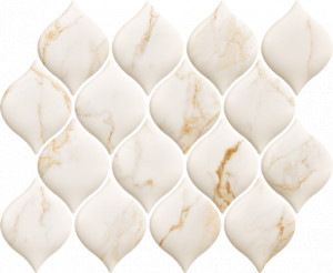 Mozaic Paradyz Bliss gold 26.5x20.2 cm