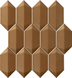 Mozaic Tubadzin Floral Stone Gold 26.5x29.1 cm
