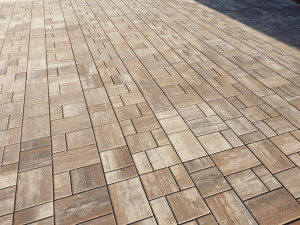 Pavaj beton rezidential Semmelrock Rettango combi 8 cm, gri brun - Img 2