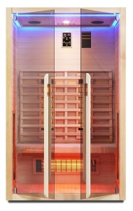 Sauna de interior cu infrarosu Ruby, 100x120x195 cm - Img 6