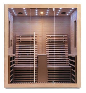 Sauna uscata Sanotechnik Carbon, 2 persoane, 180x150x195 cm - Img 2