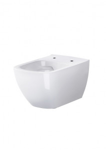 Set B245 vas wc suspendat Cersanit Virgo Clean on cu capac slim softclose, alb - Img 3