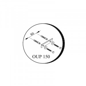 Set mobilier suspendat si lavoar Kolpasan Pandora 150 cm, black stone - Img 6
