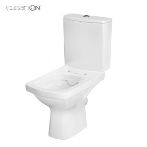 Set vas WC pe pardoseala Cersanit Easy New Clean On cu rezervor si capac inchidere lenta - Img 2