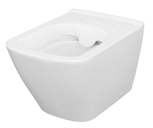 Set vas WC suspendat Cersanit City Pro Square Vortex, capac duroplast, soft close, alb lucios - Img 6