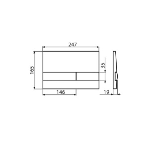 Set vas WC suspendat rimless, cu capac soft close plus rezervor incastrat Alcadrain - Img 4