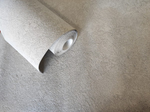 Tapet vinil Novamur Marburg 6565-20, lavabil, gri beton inchis, 10,05x0,53 m