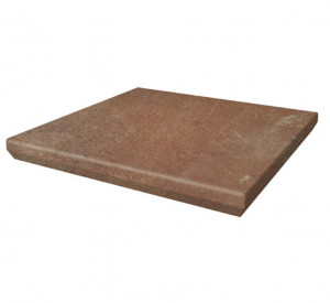 Treapta Klinker colt Paradyz Scandiano rosso Kapinos stopnica narozna 33x33 cm