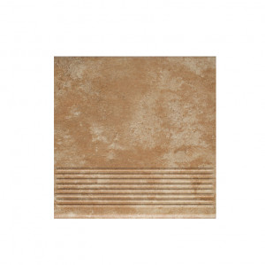 Treapta Klinker Paradyz Ilario ochra stopnica prosta 30x30 cm