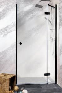 Usa de dus batanta Sanotechnik Nova Black 100 cm, dreapta