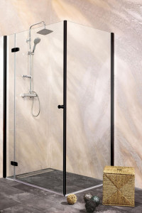 Usa de dus batanta Sanotechnik Nova Black 120 cm, stanga - Img 11