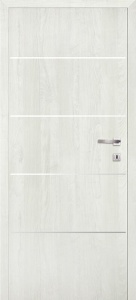 Usa interior Classen Discovery 4, finisaj CPL, insertii de aluminiu de 8 mm, frasin norvegian
