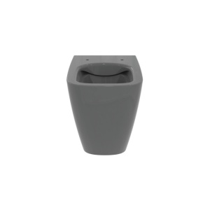 Vas WC Ideal Standard I.LIFE B BTW Rimless pentru rezervor incastrat, 55.4X35.5 cm, gri lucios - Img 3