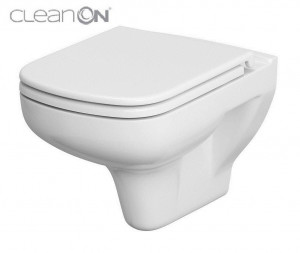 Vas wc suspendat 652 Cersanit Colour CleanOn cu capac softclose